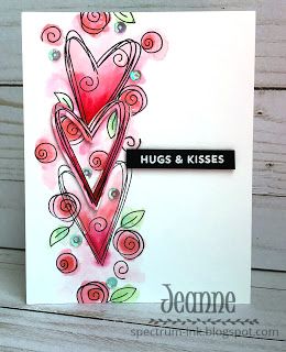 Splitcoaststampers Cards, Valentines Watercolor, Watercolor Hearts, Valentine Cards Handmade, Valentines Art, Watercolor Heart, Floral Garden, Watercolor Cards, Valentine Crafts