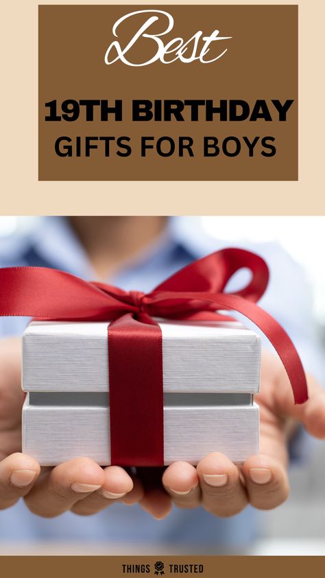 Celebrate the special 19th birthday of the young man in your life with these top gift ideas that are sure to impress. From cool gadgets to stylish accessories, find the perfect present to make his day unforgettable 19th Birthday Ideas For Him, 19th Birthday Gift Ideas For Guys, 19th Birthday Ideas For Boys, 19th Birthday Gift Ideas, 19th Birthday Gifts, 19th Birthday, Birthday Gifts For Boys, Best Birthday Gifts, Best Gifts For Men