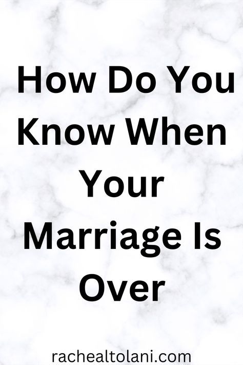 How do you know when your marriage is over? How Do You Know When It's Over, When Do You Know Its Over, When Your Marriage Isnt Working, Marriage Issues Quotes, Signs Marriage Is Over, Marriage Trouble Quotes, How To Know Your Marriage Is Over, When Do You Know Your Marriage Is Over, Marriage Help Communication