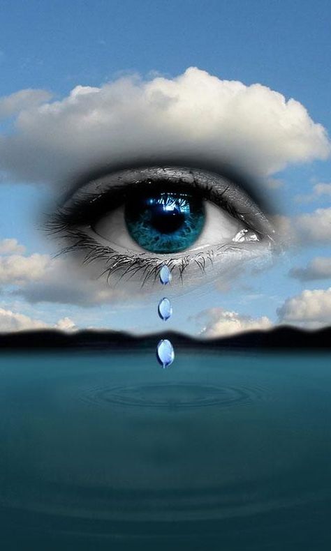 Tears Tears Art, Tears In Eyes, Eyes Artwork, Beautiful Wallpapers Backgrounds, Arte Fantasy, Beautiful Nature Wallpaper, 판타지 아트, Alam Yang Indah, Eye Art