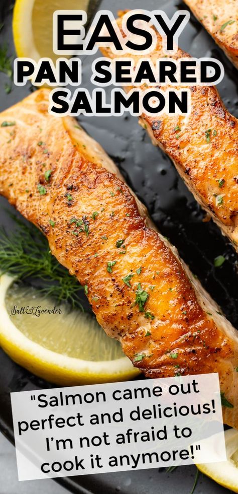 Best Way To Cook Salmon Fillet, Frying Salmon In A Pan, Salmon Recipes In Pan, Crispy Pan Seared Salmon, Salmon Stovetop How To Cook, Fresh Atlantic Salmon Recipes, Pan Cooked Salmon Recipes, Salmon Recipes With Skin On, Best Way To Cook Salmon On Stove