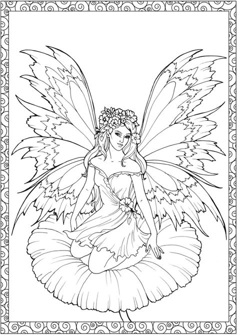 Coloring Pages for Adults to Print Out | ... » For Girls » Printable beautiful Fairy on Water coloring in pages Fairy Coloring Book, A Coloring Page, Fairy Drawings, Enchanted Fairies, Spring Coloring Pages, Adult Colouring Pages, Fairy Coloring Pages, Free Adult Coloring Pages, Fairy Coloring