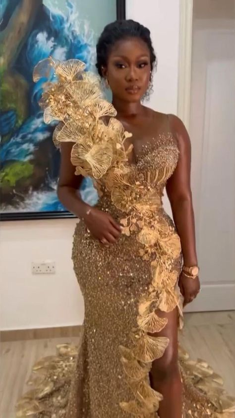 Exquisite Dress in 2022 | Nigerian lace styles dress, African attire, African dress Ghanian Wedding Dress, Africa Wedding Dress, African Bridal Dress, Girl Prom, Nigerian Lace Styles Dress, Nigerian Lace Styles, Styles Dress, African Prom Dresses, Dresses African