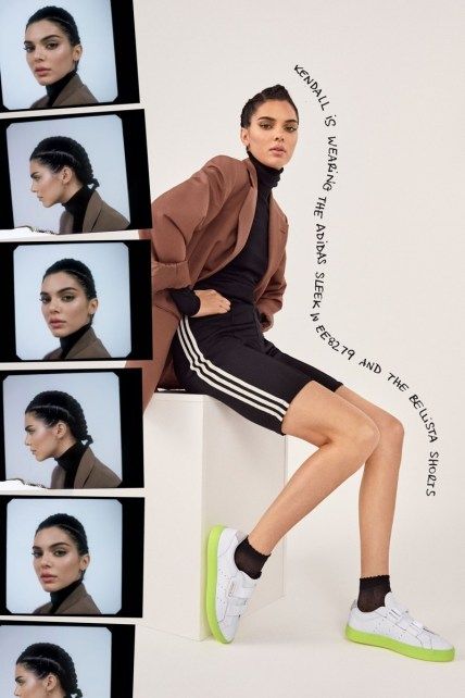 Kendall-Jenner-adidas-Originals-Sleek-Campaign09 Kendall Jenner Adidas, Fashion Poster Design, Graphisches Design, Fashion Layout, Fashion Graphic Design, Fashion Collage, Editorial Layout, Fashion Graphic, Magazine Layout