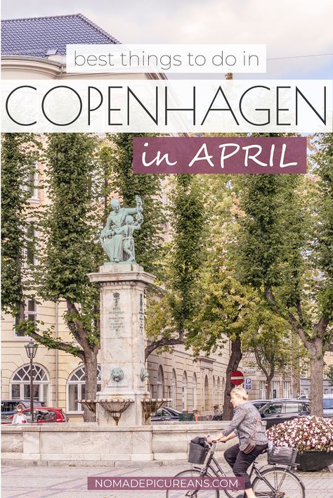 Traveling to Copenhagen in April? Read everything about the weather, what to pack, where to stay, and what to do. Includes the best events in town. #europedestinations #traveldestinations #denmark Copenhagen What To Do, Spring In Copenhagen, Denmark Scenery, Visit Copenhagen, Top All Inclusive Resorts, Places To Visit In Germany, Travel Denmark, Things To Do In Copenhagen, Spring Copenhagen