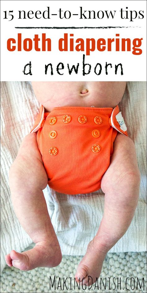 15 need-to-know tips for cloth diapering a newborn that will give using cloth diapers with your baby the best possible start. 15 things I wishes I'd known from the start. MakingDanish.com #clothdiapers #baby Cloth Diapering Newborn, Cloth Diapering, Fantastic Baby, Baby Sleep Problems, Cloth Nappies, Baby Arrival, Baby Pants, Baby Newborn, Baby Hacks