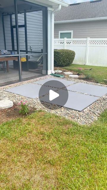 Yesenia Lee | Yess At Home on Instagram: "My most controversial DIY 😅 This is what the area is looking like so far. A few things…..

-I did not invent dry pour
 
-I am not the first to do a 1.5” slab. 

-No, I did not use rebar. These are essentially large pavers not even 4 feet in W or L. It is not structural and there won’t be heavy foot traffic. Again, I am not the first to do this.

-I should have waited to paint it but so far the paint is holding strong even through multiple rainy days. 

-I should’ve worn a mask.

-I am not worried about it breaking or cracking. It is not that serious. 

#diybackyardmakeover #outdoorlivingspace #diypatioonabudget #diyhouseprojects #outdoorpatio #patiomakeover" Large Pavers Backyard, Large Pavers, Pavers Backyard, Porch Garden, Patio Makeover, Diy House Projects, Diy Patio, Diy Backyard, Garden And Yard