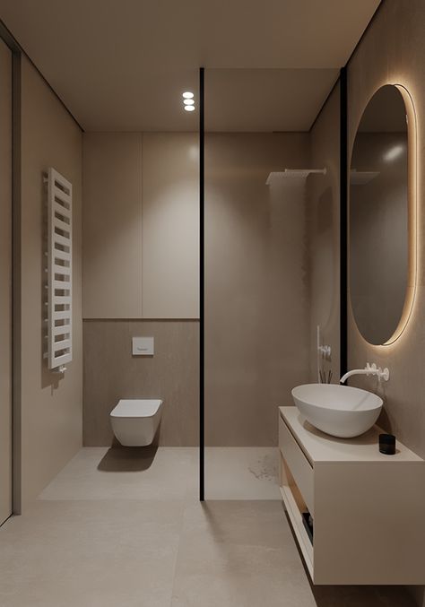 Small Bathroom Layout, Bilik Air, Small Bathroom Interior, Bathroom Inspiration Modern, Bathroom Decor Luxury, Washroom Design, Bathroom Redesign, Small Bathroom Makeover, Bathroom Design Inspiration