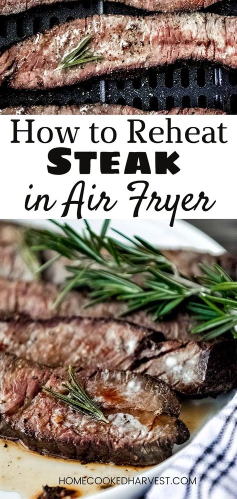 How To Reheat Steak In Air Fryer, Reheating Meat In Air Fryer, Reheating Steak In Air Fryer, How To Reheat Steak Without Overcooking, How To Reheat Prime Rib Slices, Reheating Steak Best Way To, Reheat Steak Best Way To, Repurposed Meals, What To Do With Leftover Steak