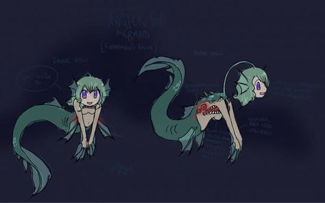 Skeleton Wedding, Monster Boy, Dragon Girl, Angler Fish, Little Doodles, Monster Girls, Creature Feature, Weird Creatures, Oc Inspo