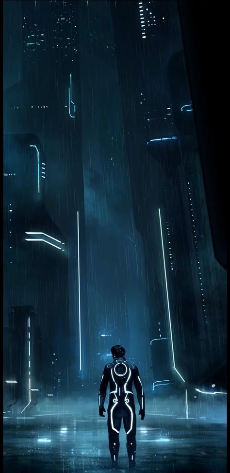 Tron Art, Tron Uprising, Tron Legacy, Cinema Art, Type Shi, Fiction Movies, Batman Beyond, Visual Aesthetics, Cyberpunk Style