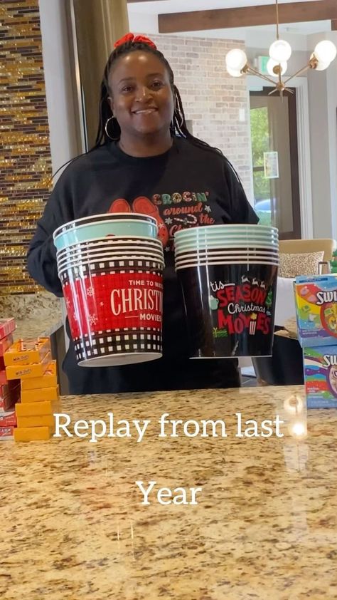 29K views · 2.6K reactions | Alright here’s another gift idea for Christmas. Buckets are from hobby lobby, snacks are mostly Walmart and dollar tree. Let me know if you have any questions. #christmasgiftideas #christmas2023 #christmas | Kimberly Ross | iamkimberlynikole · Original audio Snack Basket Ideas, Bucket Gift Ideas, Christmas Buckets, Winter Wonderland Card, Kids Christmas Movies, Bucket Gifts, Christmas Popcorn, Bucket Ideas, Palm Mehndi Design