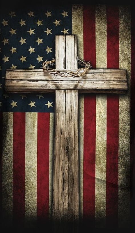 One Nation Under God, Flag Background, Wooden Cross, Jelly Roll, American Flag, Jelly, Jesus, Flag