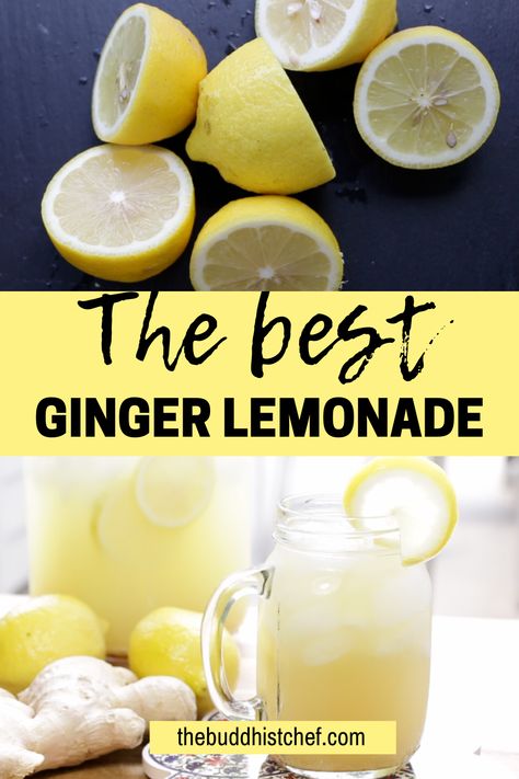 Ginger Lemon Juice Recipe, Healthy Lemon Drinks, Honey Ginger Lemonade, Ginger Lemonade Recipe, Blended Recipes, Nimbu Pani, Lemonade Water, Lemon Water Health Benefits, Healthy Lemonade