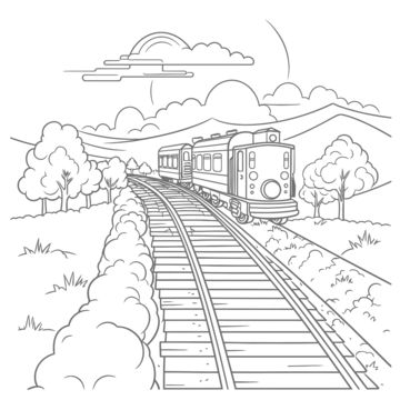 mountain drawing,train drawing,wing drawing,rain drawing,ring drawing,color drawing,black and white drawing,rail road drawing,rail road outline,rail road sketch,rail road coloring page,rail road outline art,rail road coloring book,rail road black and white,rail road line art,outline,sketch,line drawing,line art,coloring page,outline art,children s coloring page,thick lines,coloring book,black and white,train,vertebrate,mammal,plant,art,slope,line,vehicle,font,parallel Road Sketch, Rain Drawing, Drawing Rain, Train Sketch, Road Drawing, Rocky Mountaineer Train, Ring Drawing, Wing Drawing, Vector Mountain