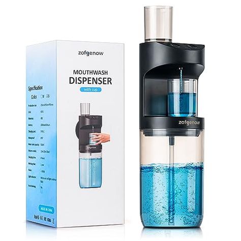 Mouthwash Dispenser, Oral Care Routine, Accessories Holder, Lotion Dispenser, Mouthwash, Liquid Soap, Soap Dispenser, Bathroom Accessories, Brushing Teeth