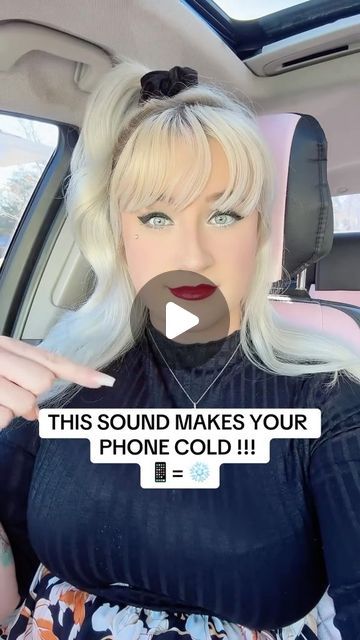 Haley Michelle on Instagram: "This sound literally makes your phone turn cold 😱😳 #phonetricks #phonetrick #themoreyouknow #phonetricks #phonetrick #themoreyouknow #iphone #iphonetricks #coldphone #overheatedphone" Cold Phone Sound, Sound That Makes Your Phone Cold, This Sound Makes Your Phone Cold, Iphone Hacks, Phone Hacks, March 3, The More You Know, Sound, Make It Yourself