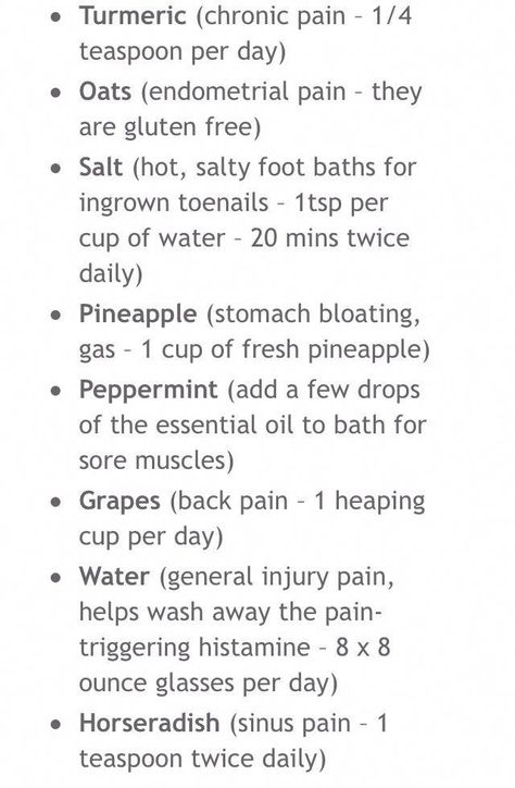 Top 20 Natural Pain Killers In Your Kitchen Hormel Chili, Inflammation Foods, Natural Pain Killers, Sinus Pain, Natural Pain Relievers, Canning Food, Sick Remedies, Healing Remedies, Bloated Stomach