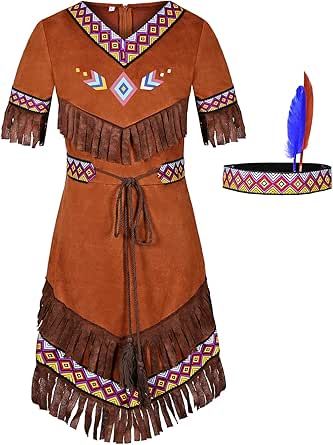 Girl Mohawk, Indian Fancy Dress, American Indian Clothing, Mardi Gras Dress, American Costume, Native American Dress, Fringed Dress, Native American Headdress, Baby Costumes Girl