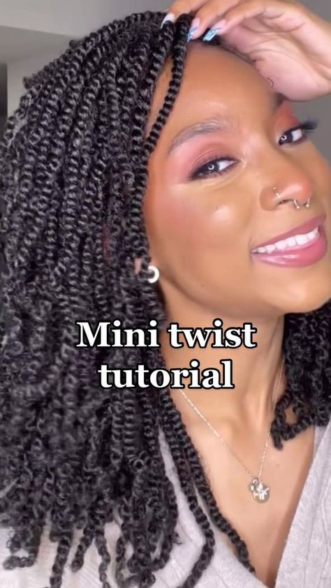 Senegalese Twist Hairstyles Medium Short, Small Spring Twists Short, Spring Twist Hairstyles Medium, Mini Twist Braids Hairstyles, Small Marley Twists Short, Two Strand Twists With Extensions, Marley Twist Hairstyles Medium, Marley Twist Hairstyles Short, Mirco Twist