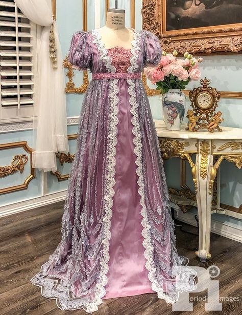 Regency Court Dress, Regency Era Dresses Evening Gowns, Regency Era Dresses, 1810s Dress, Regency Outfits, Regency Party, Regency Era Dress, Bridgerton Dresses, Rhaena Targaryen