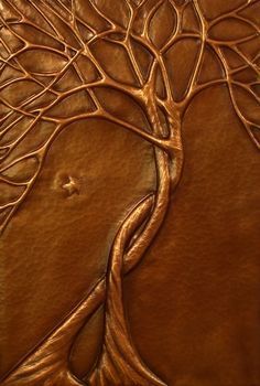 7 Untraditional Caulk DIY Projects You Should Try Hot Glue Art, Glue Art, Metal Embossing, Metal Tree Wall Art, Copper Art, Fish Drawings, Metal Works, Foil Art, Tableau Art