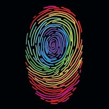 Rainbow Vector, Pride Tattoo, Rainbow Spectrum, Lgbtq Quotes, Fingerprint Art, Outline Illustration, Tshirt Printing Design, Gay Aesthetic, Lgbt Art