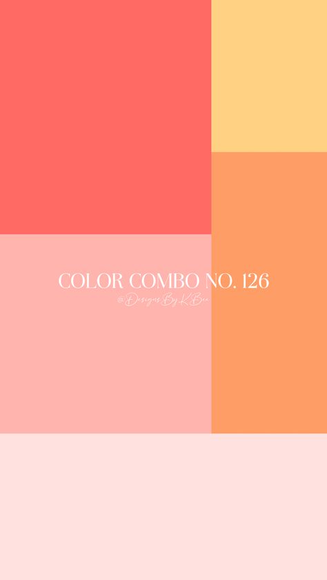 Coral Pantone Colour Palettes, Pink Yellow Orange Color Pallets, Coral Pallet Color, Pink Orange Yellow Color Palette, Peach Fuzz Color, Peach Color Palette, Color Thesaurus, Peach Color Palettes, Calm Color Palette