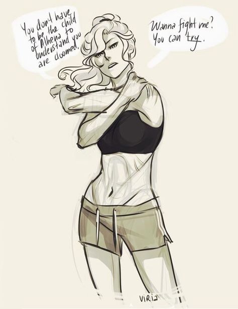 Annabeth Workout Viria Percy Jackson, Zio Rick, Percy And Annabeth, Percy Jackson Fan Art, Percy Jackson Characters, Kane Chronicles, Percy Jackson Art, Annabeth Chase, Viria