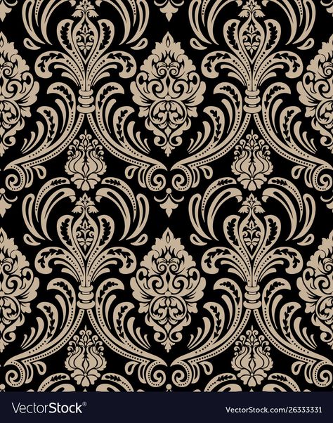 Victorian Prints Pattern, Wallpaper Buddha, Damask Ornament, Victorian Prints, Ethnic Pattern Design, Antique Wallpaper, Victorian Pattern, Color Drawing Art, Vector Background Pattern