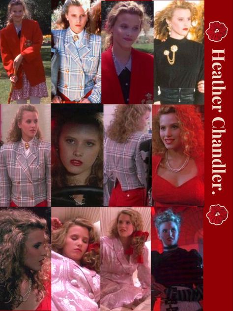 Chandler’s fashion. Heathers, 1989. Heather Chandler Outfit, Heathers Outfit, Heathers Fashion, Heathers Aesthetic, Heathers Quotes, Heathers 1988, The Heathers, Jd And Veronica, Heathers Movie