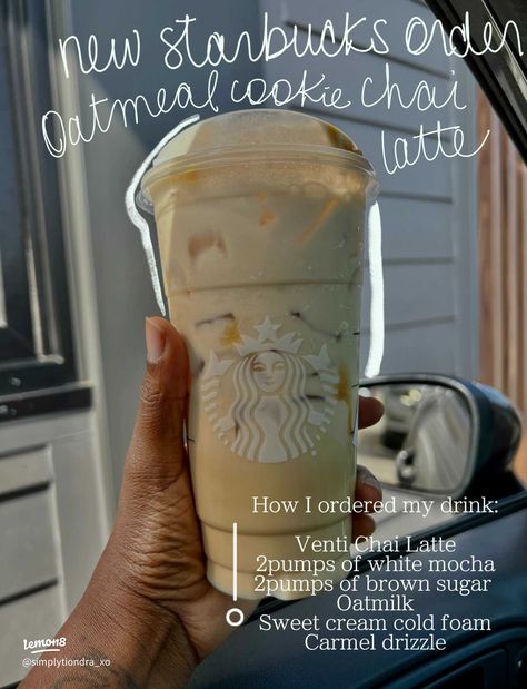 Oatmeal Cookie Chai Latte 😮‍💨 | Gallery posted by Tiondra ✨ | Lemon8