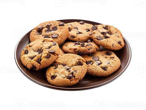 AI generated chocolate chip cookies on a plate Cookies Drawing, Cookies On A Plate, Plate Of Cookies, 3 Cookies, Cookies Png, Cookie Drawing, Plate Png, Cookie Plate, Heart With Arrow