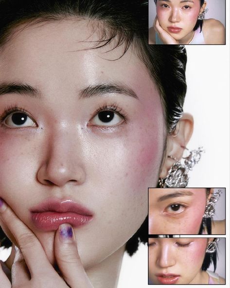 قلادات متدلية, Different Makeup Looks, Ethereal Makeup, Cute Makeup Looks, Soft Makeup, Makeup Looks Tutorial, Vogue Korea, Asian Makeup, Pretty Makeup