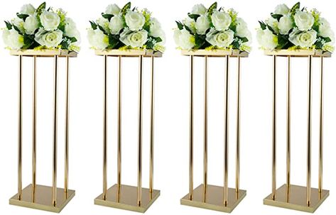 Masquerade Wedding Decorations, Elegant Wedding Stage, Tall Wedding Vases, Flower Stand For Wedding, Baby Shower Souvenir, Showcase Decoration, Wedding Ceiling Decorations, Wedding Flower Vase, Gold Wedding Flowers