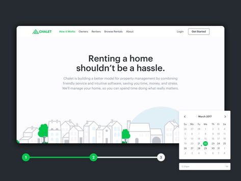 Property Management Website by Brett Marshall for Grizzly on Dribbble Small Business Website Design, Property Manager, Business Website Design, Small Business Website, App Layout, Website Ideas, Best Model, Business Website, Property Management