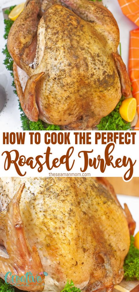 Thanksgiving is just around the corner, and that means it's time to start thinking about your holiday menu. A roasted turkey is a classic centerpiece for any feast, and with this recipe, you'll be sure to impress your guests. This herb-roasted turkey is juicy and full of flavor, and it's sure to be a hit at your next holiday gathering. So, what are you waiting for? Get roasting! Roast Turkey Recipes Thanksgiving, 15 Lb Turkey, Grilling Hamburgers, Turkey Whole, Turkey In Oven, Best Roasted Turkey, Turkey Cooking Times, Perfect Roast Turkey, Herb Roasted Turkey