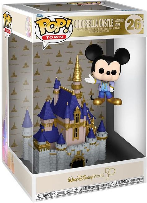 Игрушки Funko Pop, Walt Disney World 50th Anniversary, Disney World 50th Anniversary, Funko Pop Dolls, Disney 50th Anniversary, Disney Gold, Funko Figures, Funk Pop, Funko Pop Toys