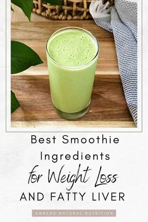 Liver Detox Smoothie, Liver Cleansing, Liver Recipes, Best Smoothie, Liver Diet, Fat Burning Smoothies, Spinach Smoothie, Sunflower Lecithin, Good Smoothies