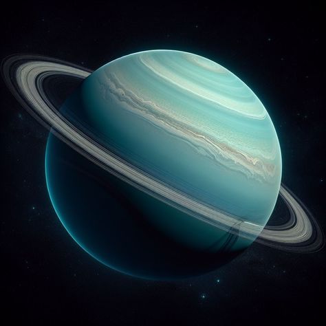 Chaotic Brilliance: Understanding Uranus in Astrology – AstroVibes Uranus Real Photo, Uranus Aesthetic, Planets Drawing, Uranus Planet, Ice Giant, Background Anime, Planet Drawing, Do Your Own Thing, Strawberry Mint