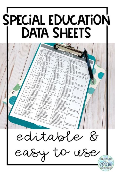 Paes Lab, Rti Documentation, Special Education Data Sheets, Caseload Management, Data Walls, Data Collection Special Education, Autumn Hill, Data Collection Sheets, Sped Classroom