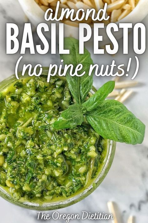 Fresh Basil Pesto Recipe, Homemade Basil Pesto, Pesto Sauce Recipe, Homemade Pesto Recipe, Almond Pesto, Homemade Pesto Sauce, Basil Pesto Sauce, Basil Pesto Recipes, Basil Recipes