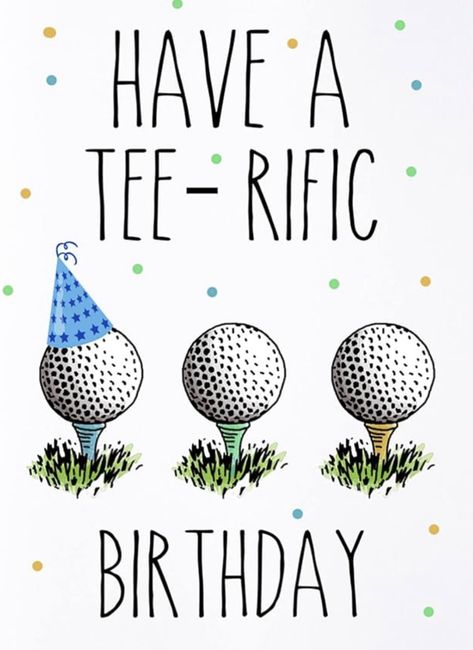 Happy Birthday Golf, Birthday Wishes For Men, Friends Birthday Card, Birthday Sayings, Golf Birthday Cards, Nice Words, Happy Birthday Man, Funny Happy Birthday Wishes, Happy Birthday Husband