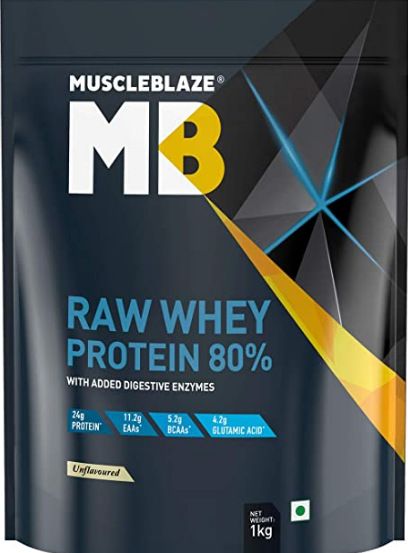 This is a Vegetarian product. MuscleBlaze Raw Whey Protein in an unsweetened and unflavoured protein supplement which can be used in whichever way the customer wants - different flavours for each serving, protein cake, protein bar, protein smoothie etc It delivers 24g protein and 5.2g BCAA per serving (30g) making it a highly effective product for muscle sythesis and gain Helps to build lean muscle, enhances recovery and reduces muscle loss Best Protein Supplement, Cheap Protein, Multivitamin Tablets, Clean Protein, Pure Protein, Whey Isolate, Whey Protein Concentrate, Whey Protein Powder, Whey Protein Isolate