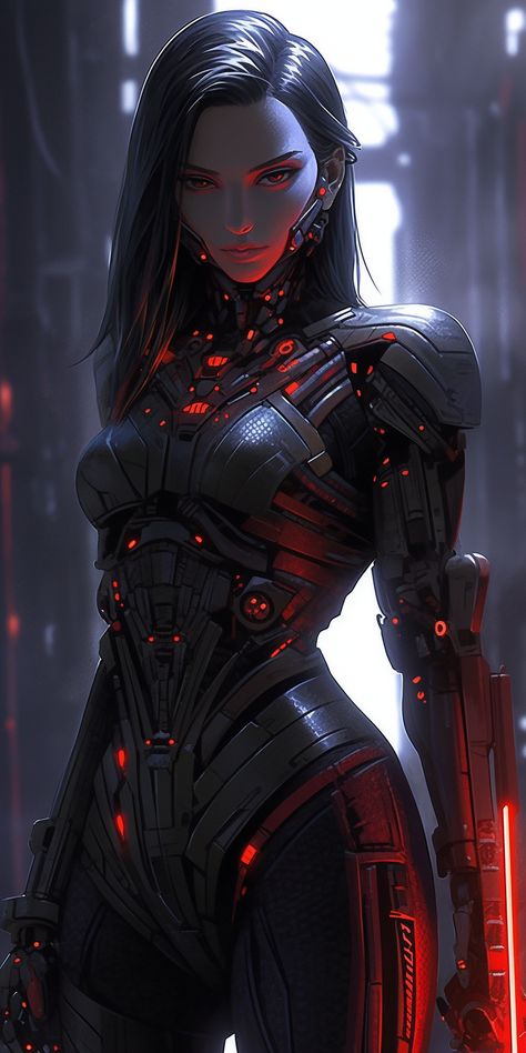 Top Midjourney Art managed by ThetaCursed, License: CC BY-NC 4.0 Female Cyberpunk Character Art, Dnd Artificer, Futuristic Suit, Pathfinder Rpg Characters, Vera Bambi, Character Sketching, Mech Warrior, Charmed Tv, Female Armor