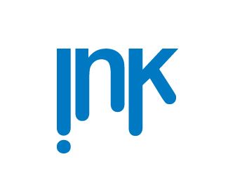 Ink Virgin is a unique clothing line and plays on clever logo type where the letters resemble running ink - designed by John Morrey Ink Logo Design, Ink Logo, Innovative Logo, Logo Word, Clever Logo, Typo Logo, Typography Graphic, Word Design, Clothing Logo