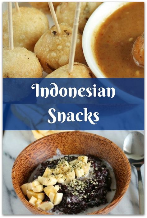 Visiting Indonesia last year was really life-changing for me. I fell hard for the culture, the people, and the food, and can't wait to visit again. #Indonesia #Indonesianfood #appetizers Indonesian Appetizer, Cold Snacks, Indonesian Desserts, Quick Healthy Meals, Delish Recipes, Easy Snack Recipes, Indonesian Food, Finger Food Appetizers, Cheap Meals