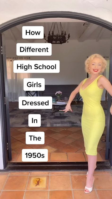 Which one do you like? 🤩 Vintage Aesthetic Outfits 50s, Jasmine Chiswell, Decades Fashion, Teen Trends, 1950s Fashion, Mode Vintage, Cute Fits, Up Girl, Historical Fashion