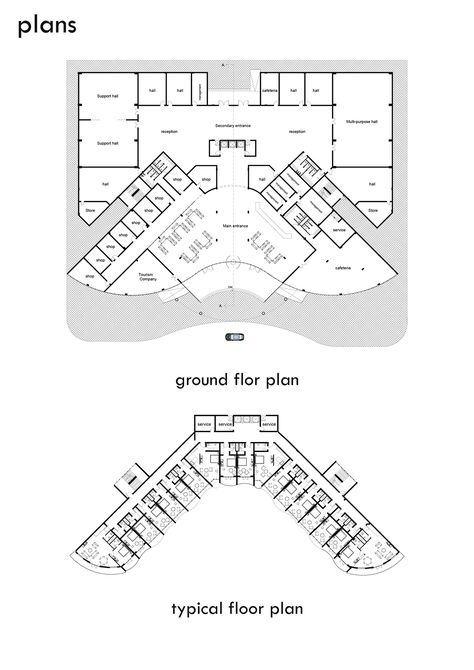 4-star hotel :: Behance 4 Star Hotel Plan, 3 Star Hotel Design Architecture Plan, Hotel 4 Stars Architecture, Hotel 5 Stars Architecture, 4 Star Hotel Floor Plan, Dormitory Concept, 5 Star Hotel Floor Plan, Hotel Ground Floor Plan, Hotel Lobby Floor Plan Layout