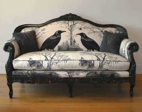 Haunted Halloween, Furniture Update, Cast Iron Radiators, Old Train, Beautiful Sofas, The Crow, Antique Decor, Contemporary Romances, Settee